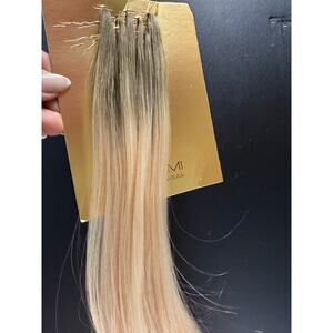 Bellami Keratin Tip Hair Extensions 16" 25g #3/60 Rooted Walnut Brown/Ash Blonde